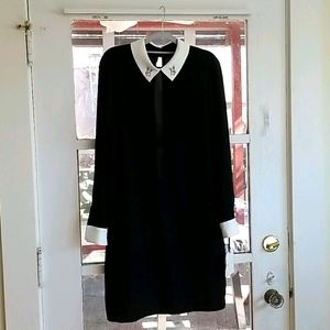 NWT Victoria Beckham bunny collar dress